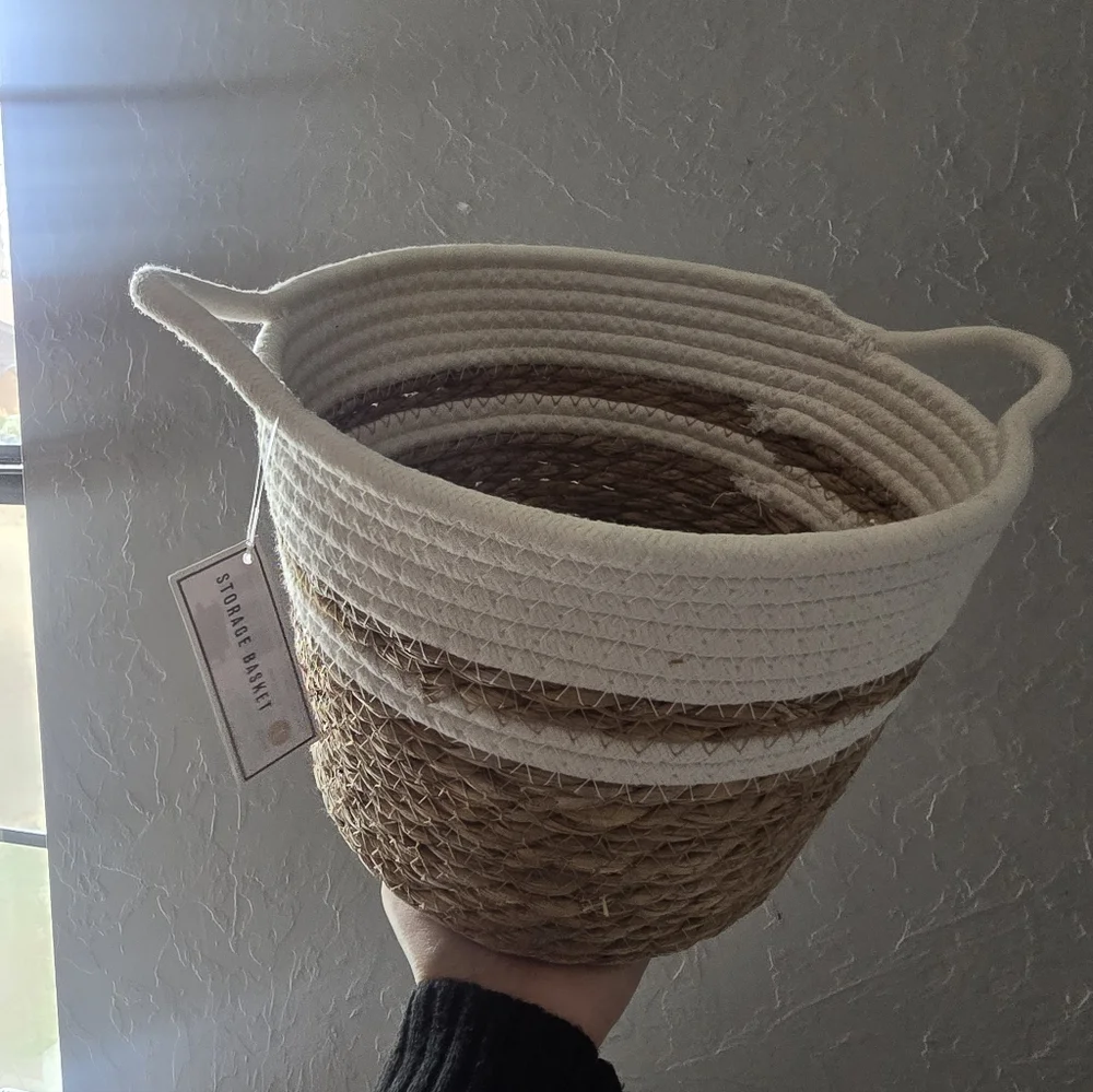 Storage Basket New With Tags